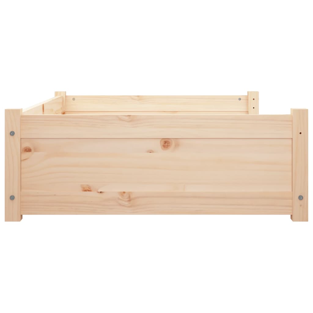 vidaXL Lit pour chien 105,5x75,5x28 cm Bois de pin solide