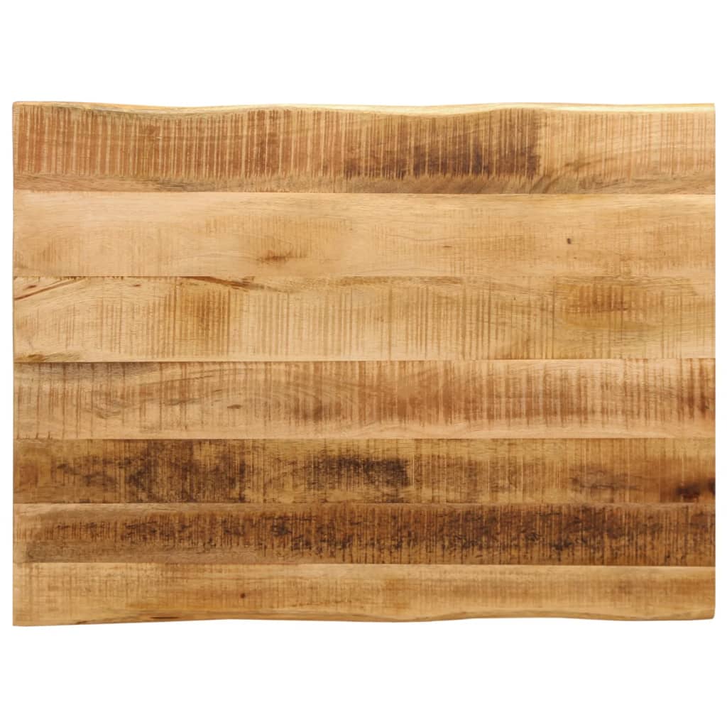 vidaXL Dessus de table bord vivant 70x60x2,5 cm bois de manguier brut