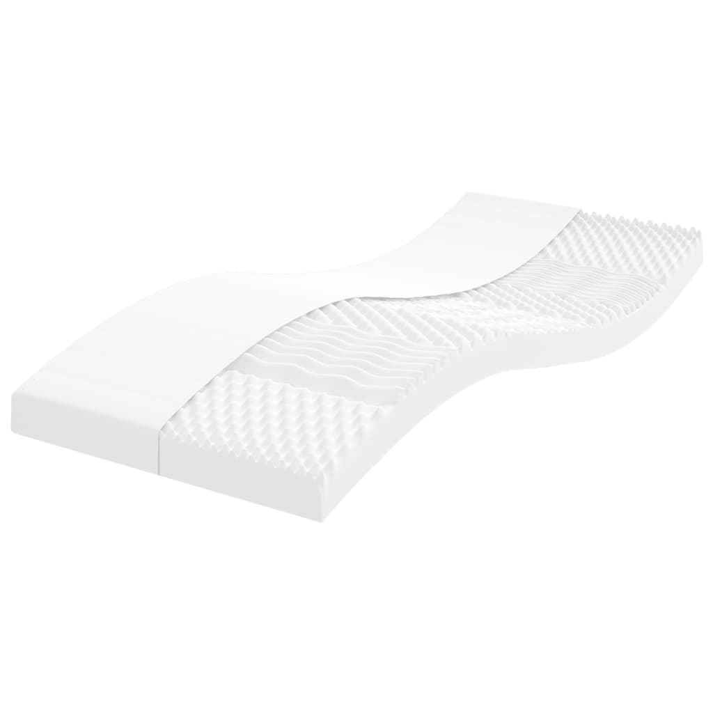 vidaXL Lit de jour avec gigogne et matelas gris clair 90x200cm velours