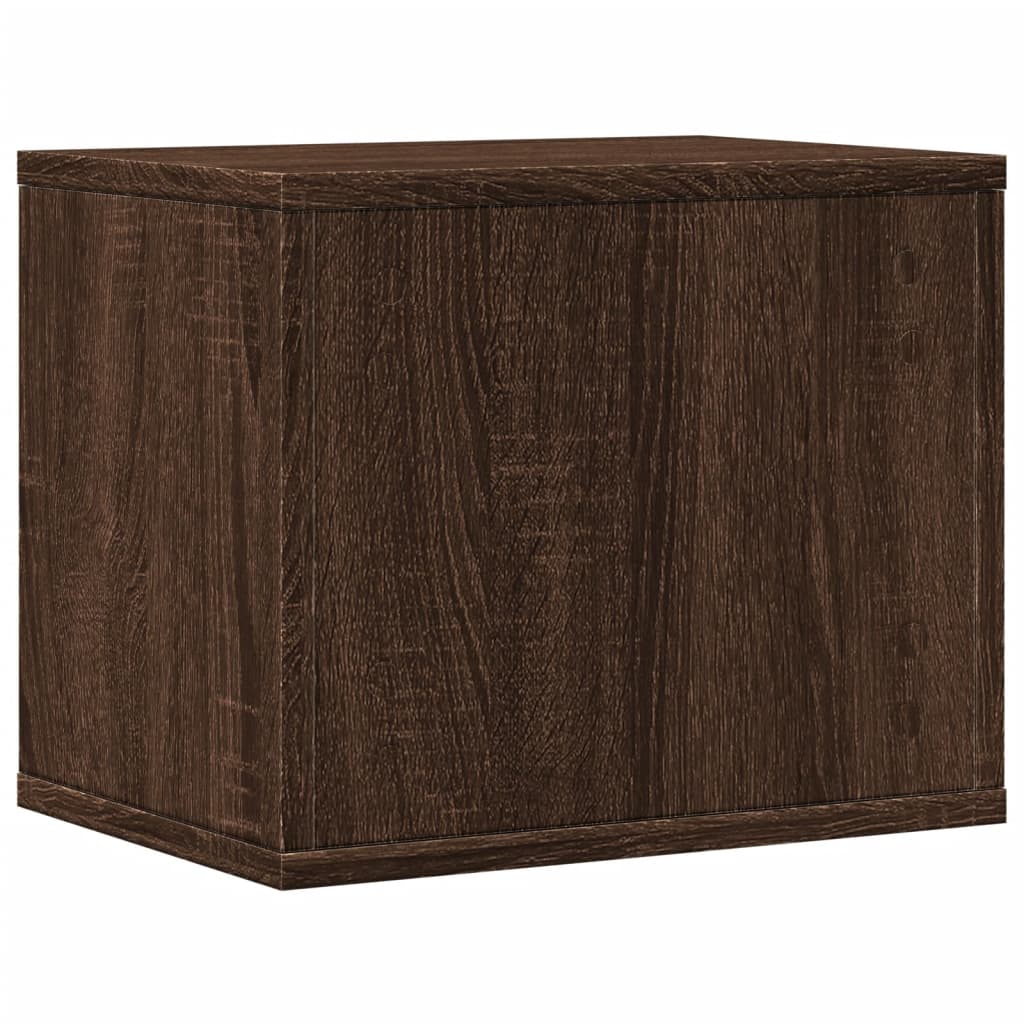 vidaXL Organisateur de bureau chêne marron 36x26x29,5 cm