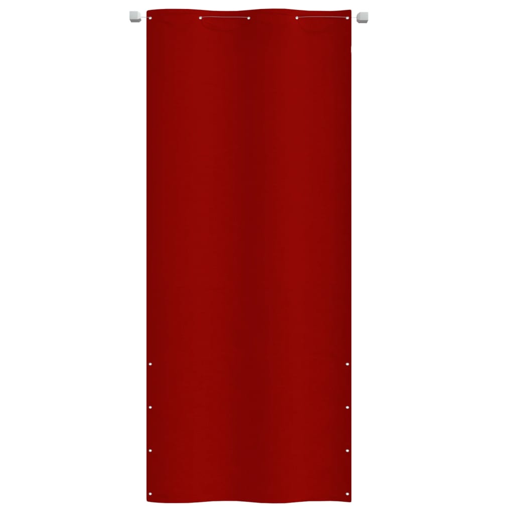 vidaXL Écran de balcon Rouge 100x240 cm Tissu Oxford