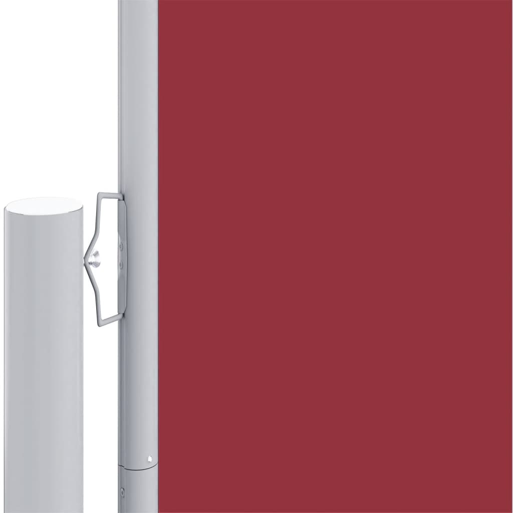 vidaXL Auvent latéral rétractable Rouge 180x600 cm