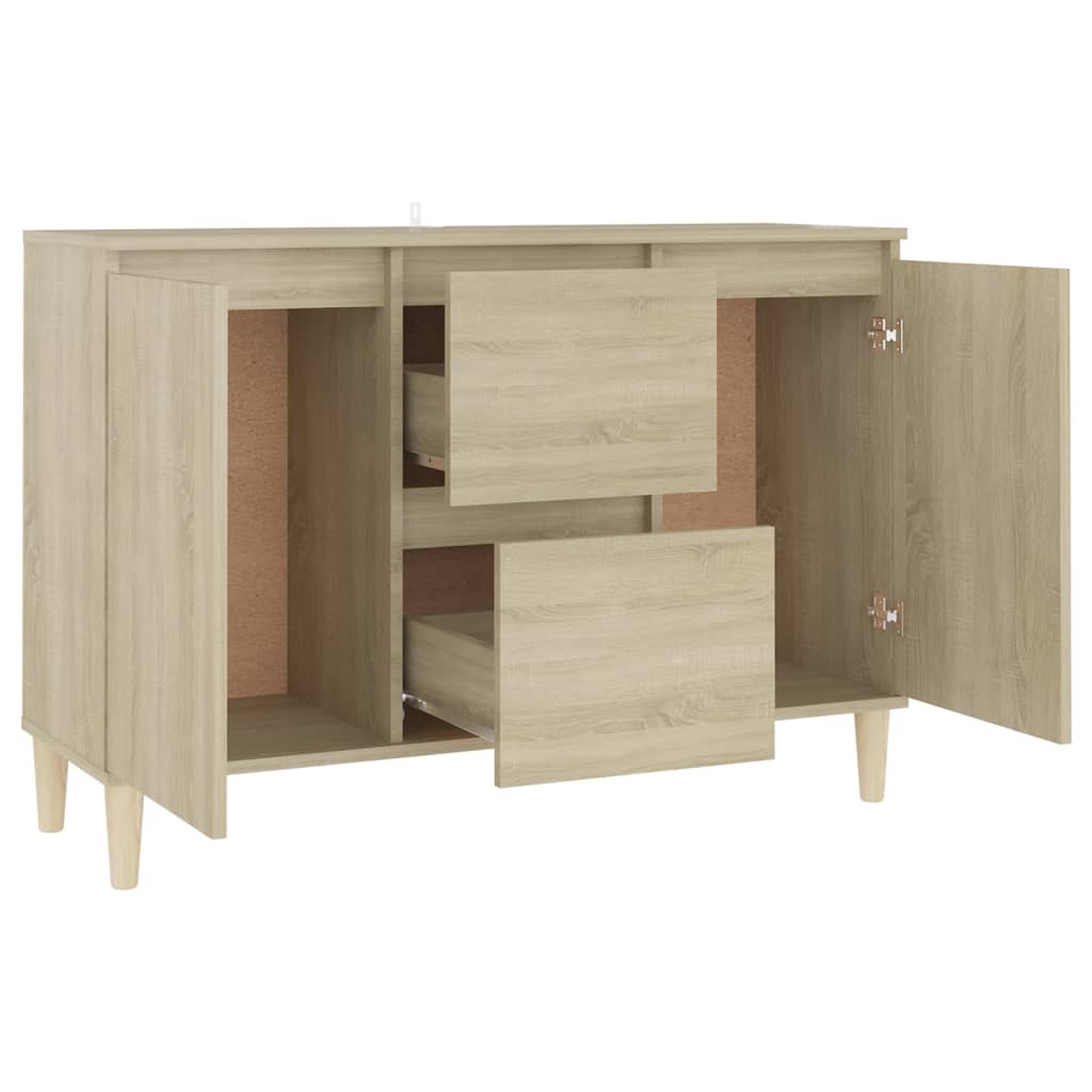 vidaXL Buffet chêne sonoma 101x35x70 cm bois d'ingénierie