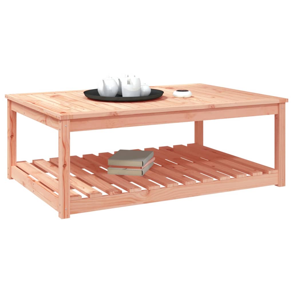 vidaXL Table de jardin 121x82,5x45 cm bois massif de douglas