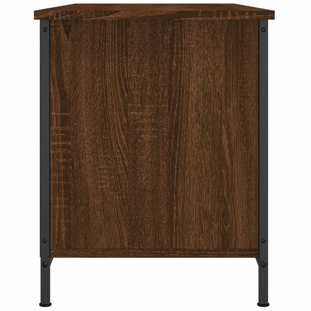 vidaXL Meuble TV Chêne marron 100x40x50 cm Bois d'ingénierie