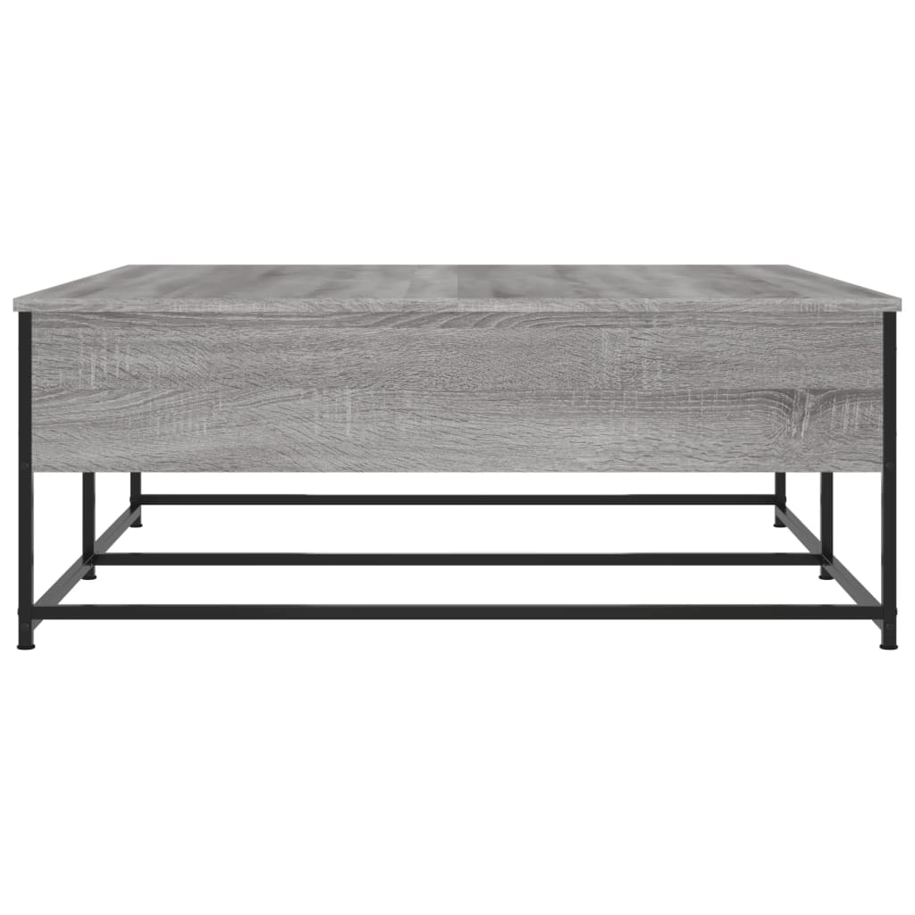 vidaXL Table basse sonoma gris 100x99x40 cm bois d'ingénierie