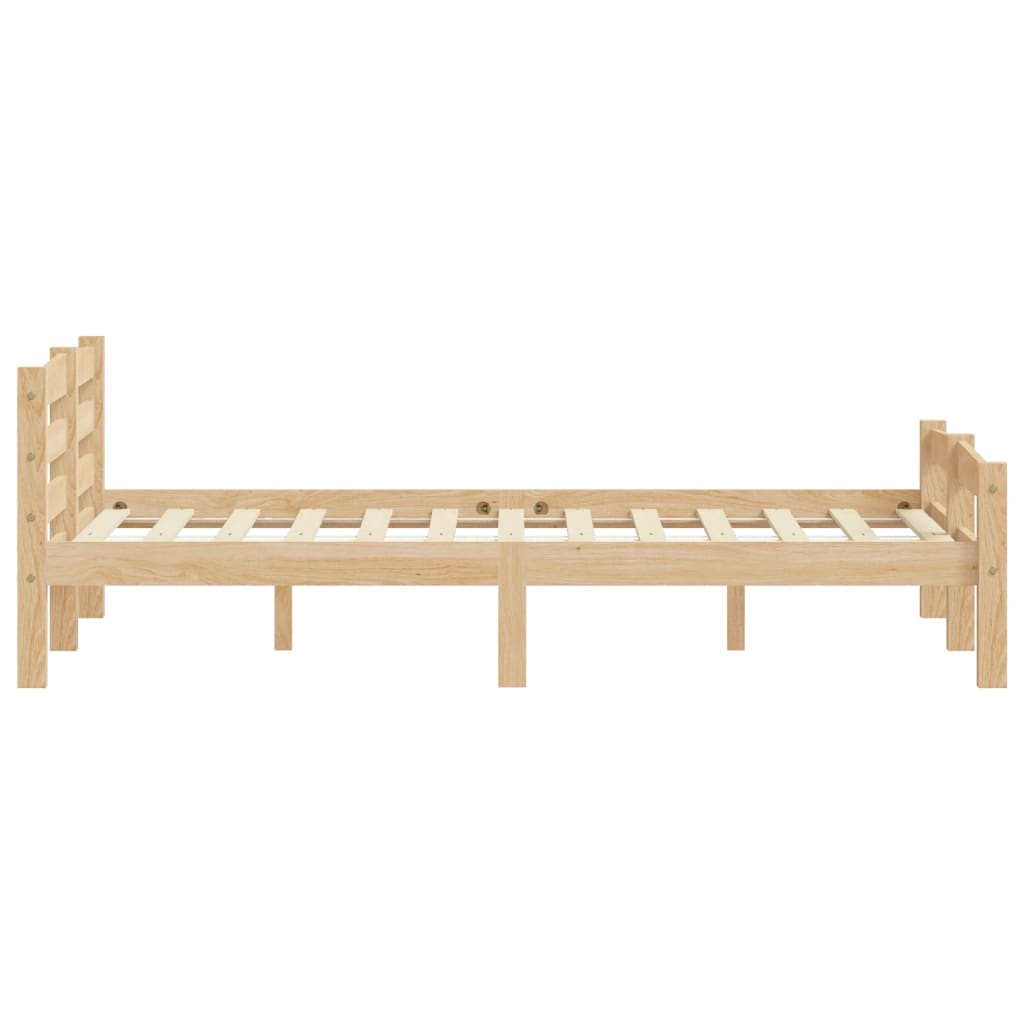 vidaXL Cadre de lit sans matelas bois massif de pin 160x200 cm