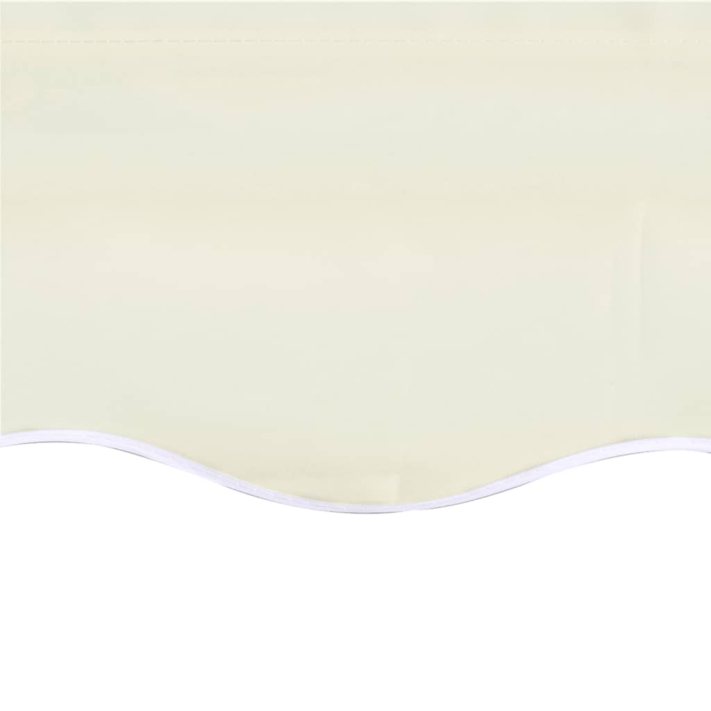 vidaXL Tissu de remplacement pour auvent Crème 5x3,5 m