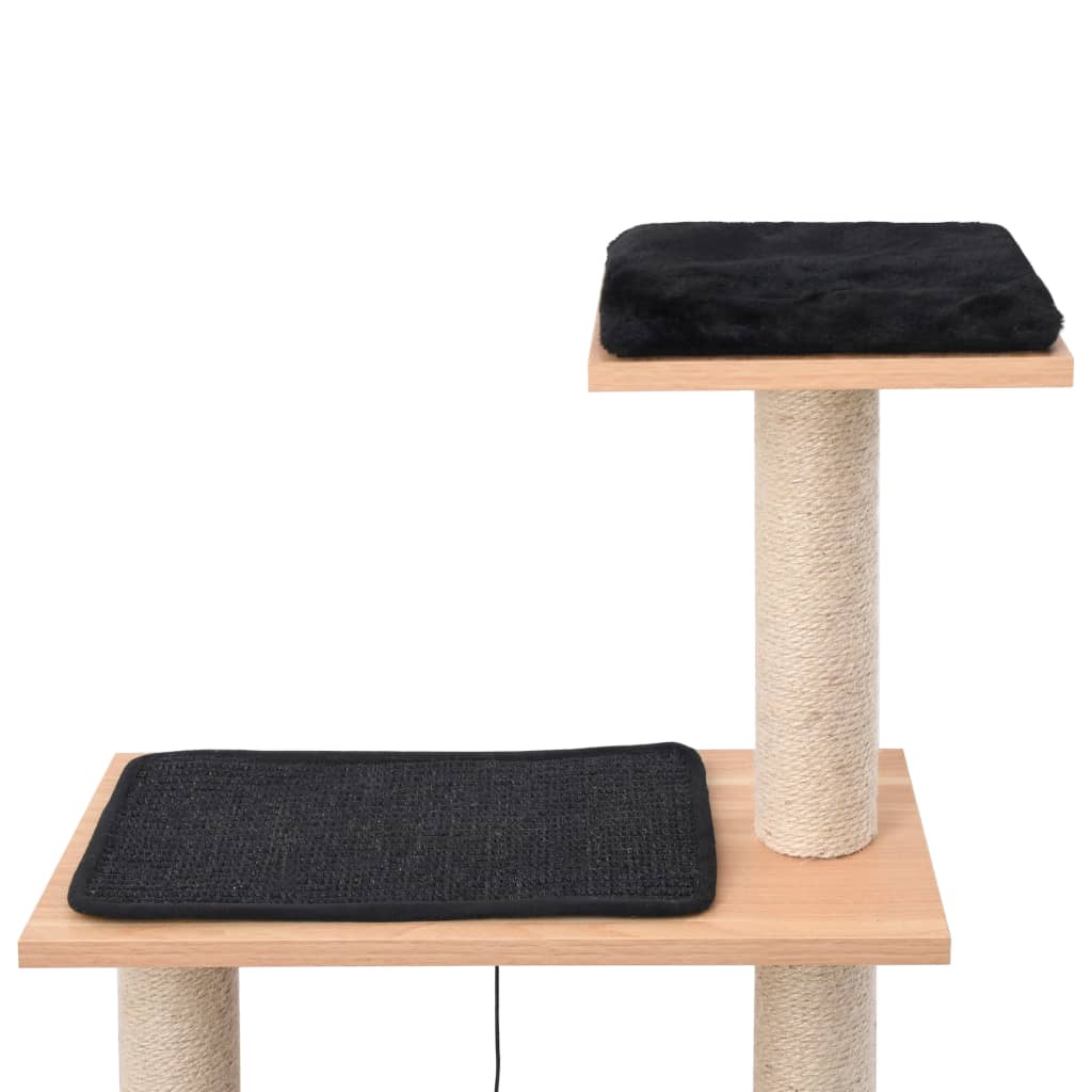 vidaXL Arbre à chat avec tapis à gratter en sisal 123 cm