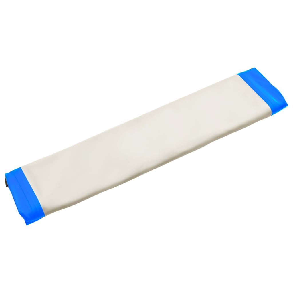 vidaXL Pont flottant gonflable Bleu et blanc 200x150x15 cm