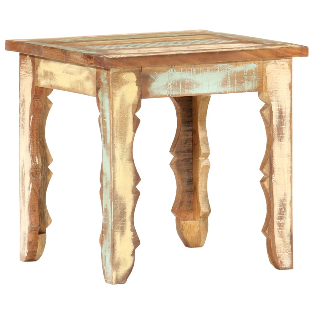 vidaXL Table basse 40x40x40 cm Bois de récupération solide