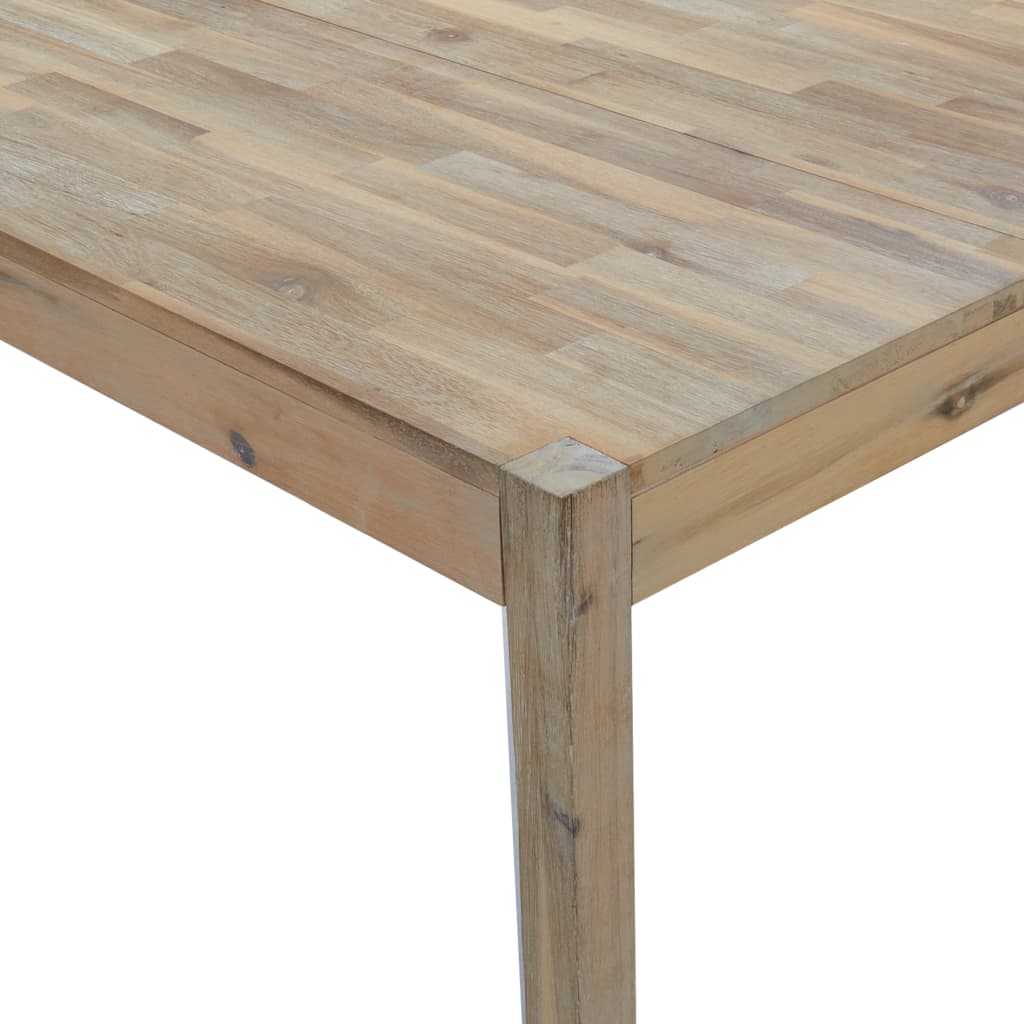 vidaXL Table à manger 110x70x75 cm bois d'acacia solide