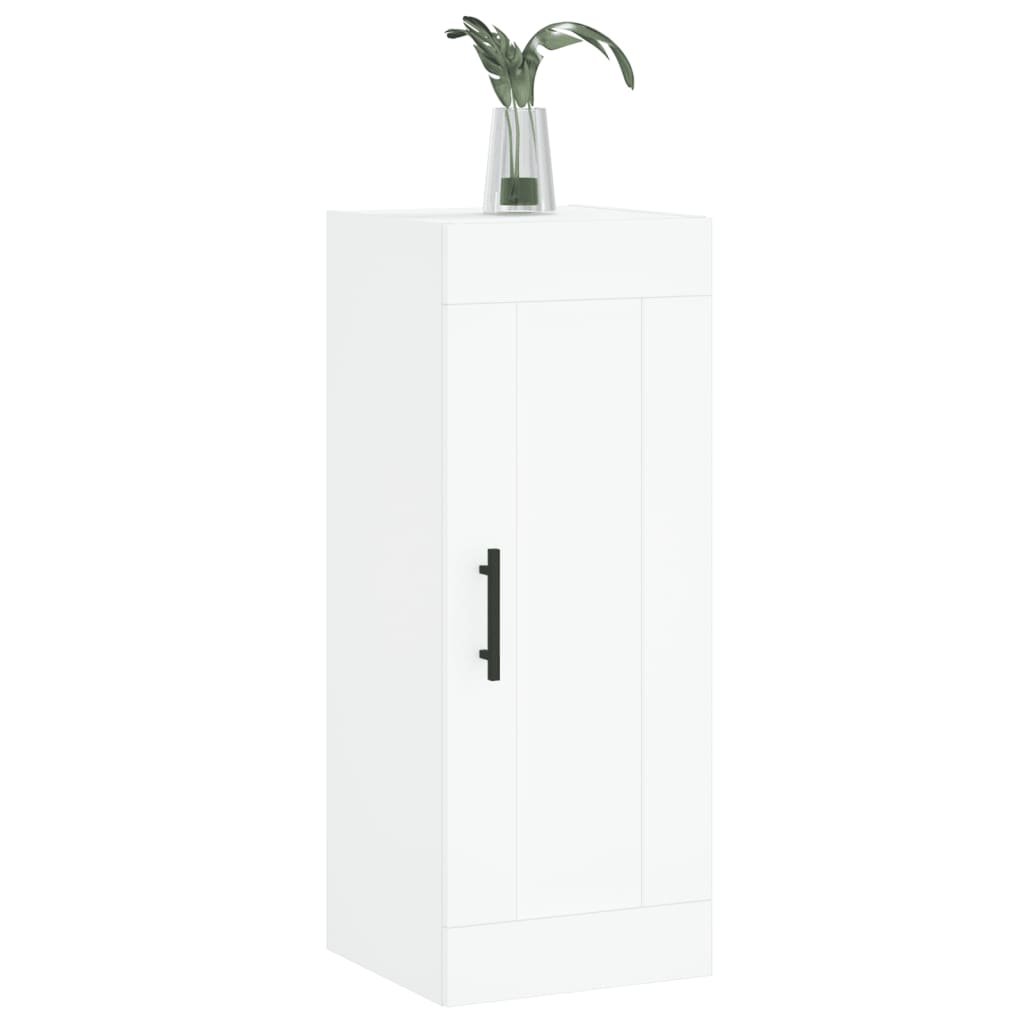 vidaXL Armoire murale blanc 34,5x34x90 cm bois d'ingénierie