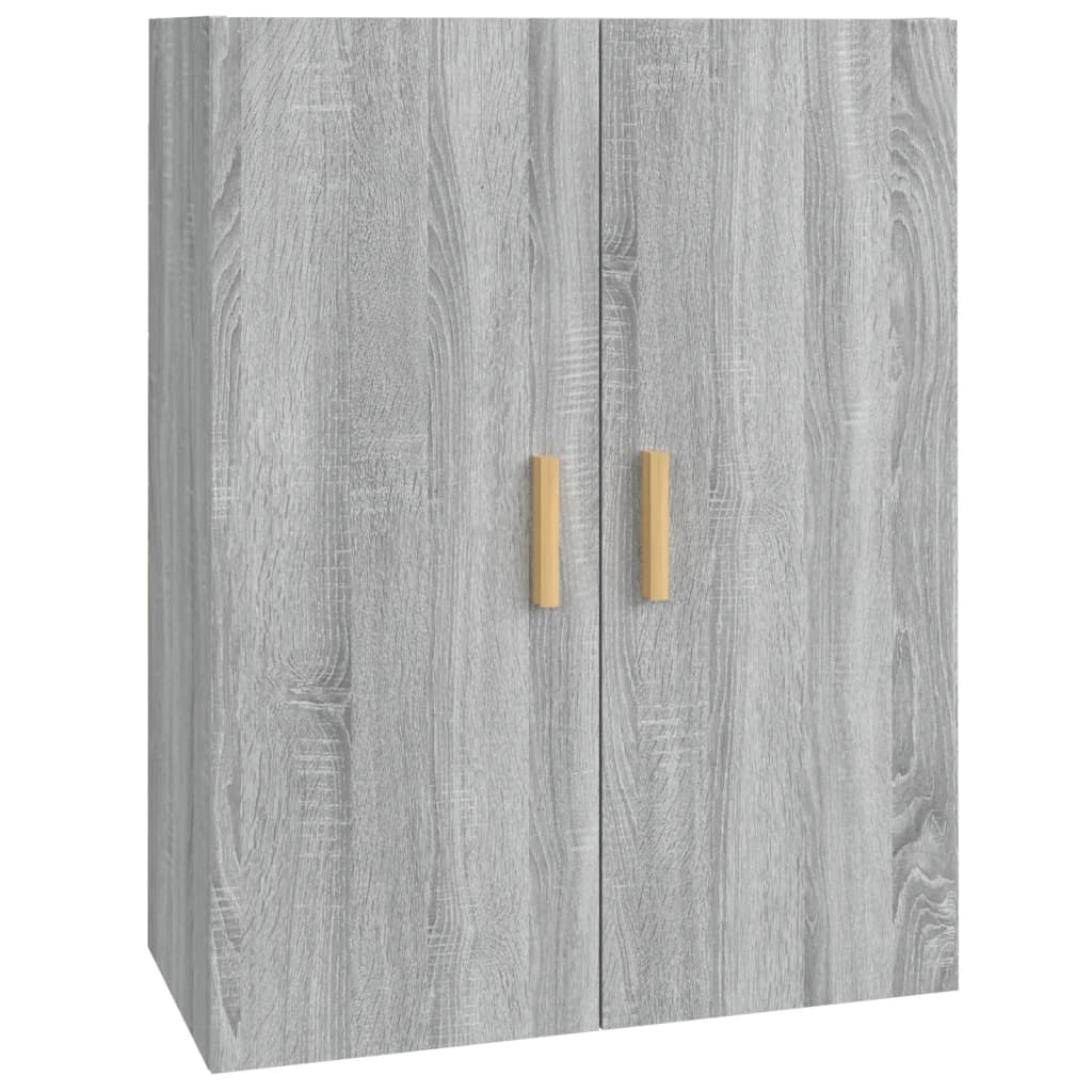 vidaXL Armoire murale suspendue Sonoma gris 69,5x34x90 cm