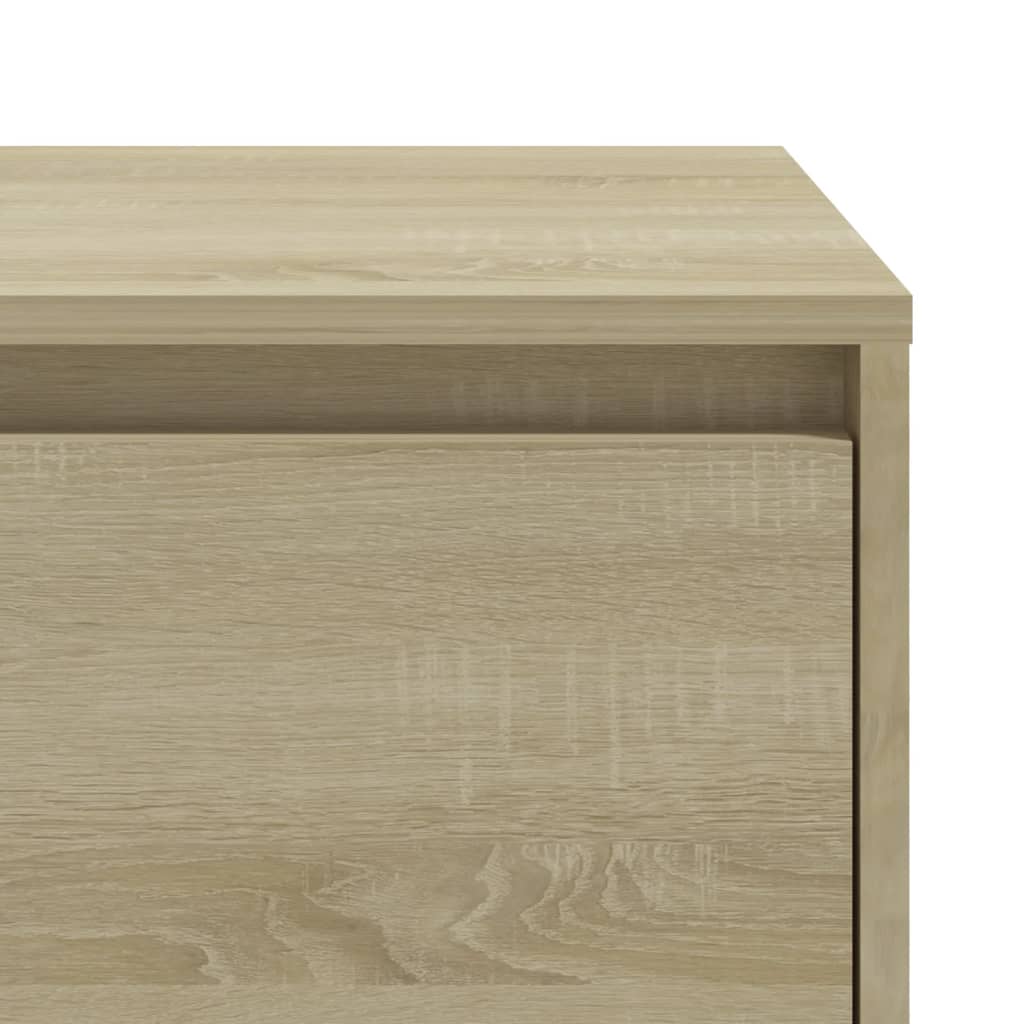 vidaXL Table de chevet chêne sonoma 45x34x44,5 cm bois d'ingénierie