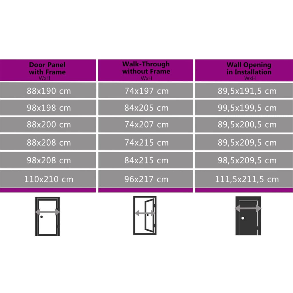 vidaXL Porte d'entrée Blanc 88x200 cm PVC