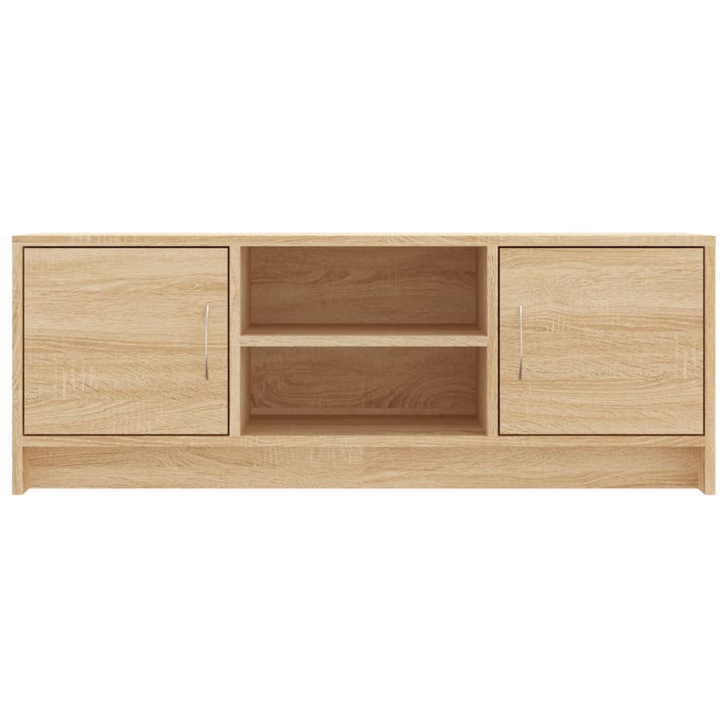 vidaXL Meuble TV chêne sonoma 102x30x37,5 cm bois d'ingénierie