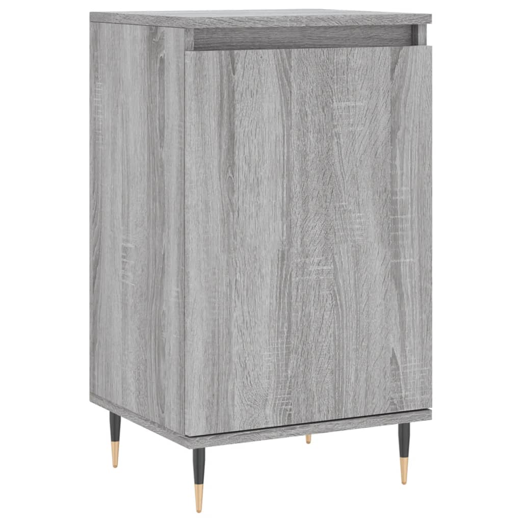 vidaXL Buffets 2 pcs sonoma gris 40x35x70 cm bois d'ingénierie