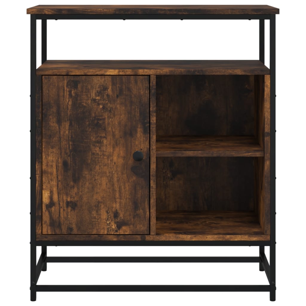 vidaXL Buffet chêne fumé 69x35x80 cm bois d'ingénierie