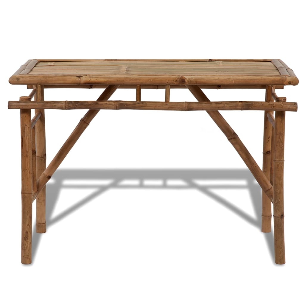 vidaXL Table pliable de jardin 120x50x77 cm Bambou