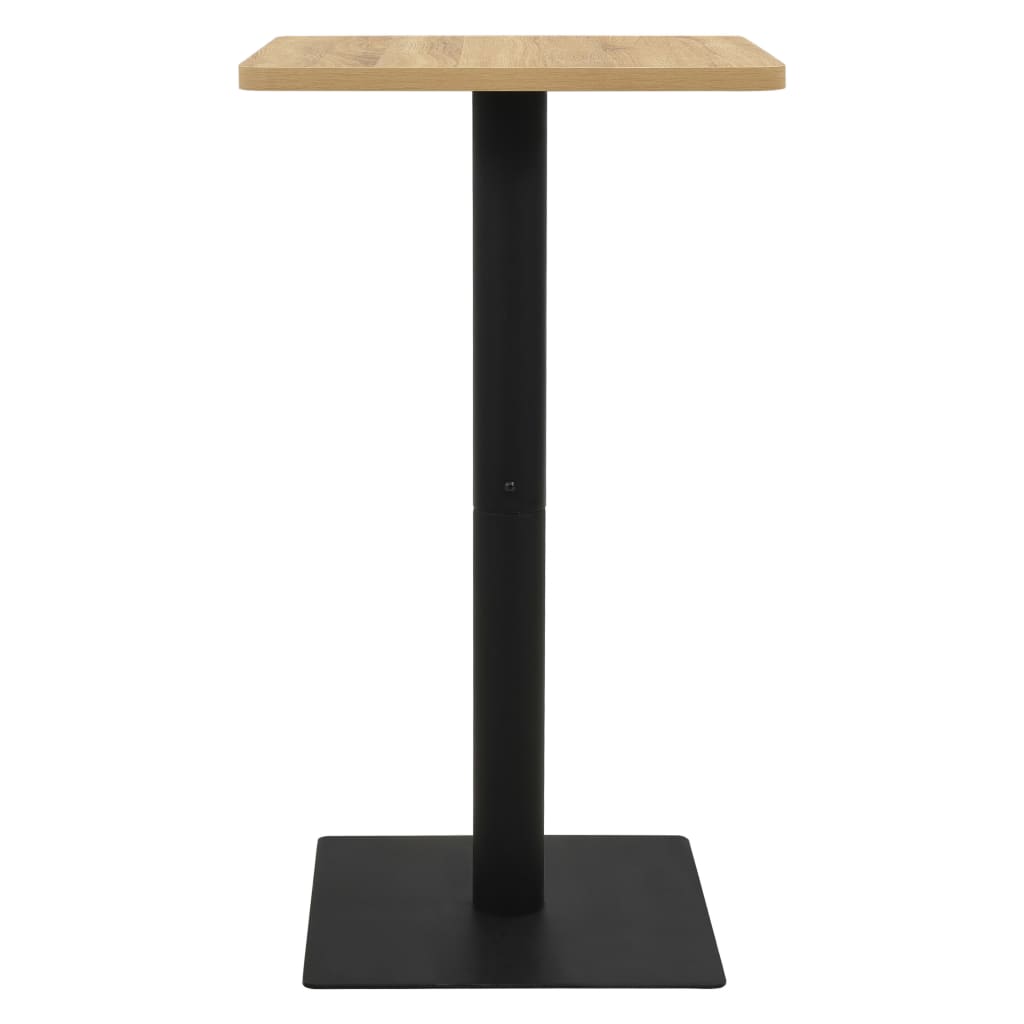 vidaXL Table de bistro Couleur chêne 60x60x107 cm