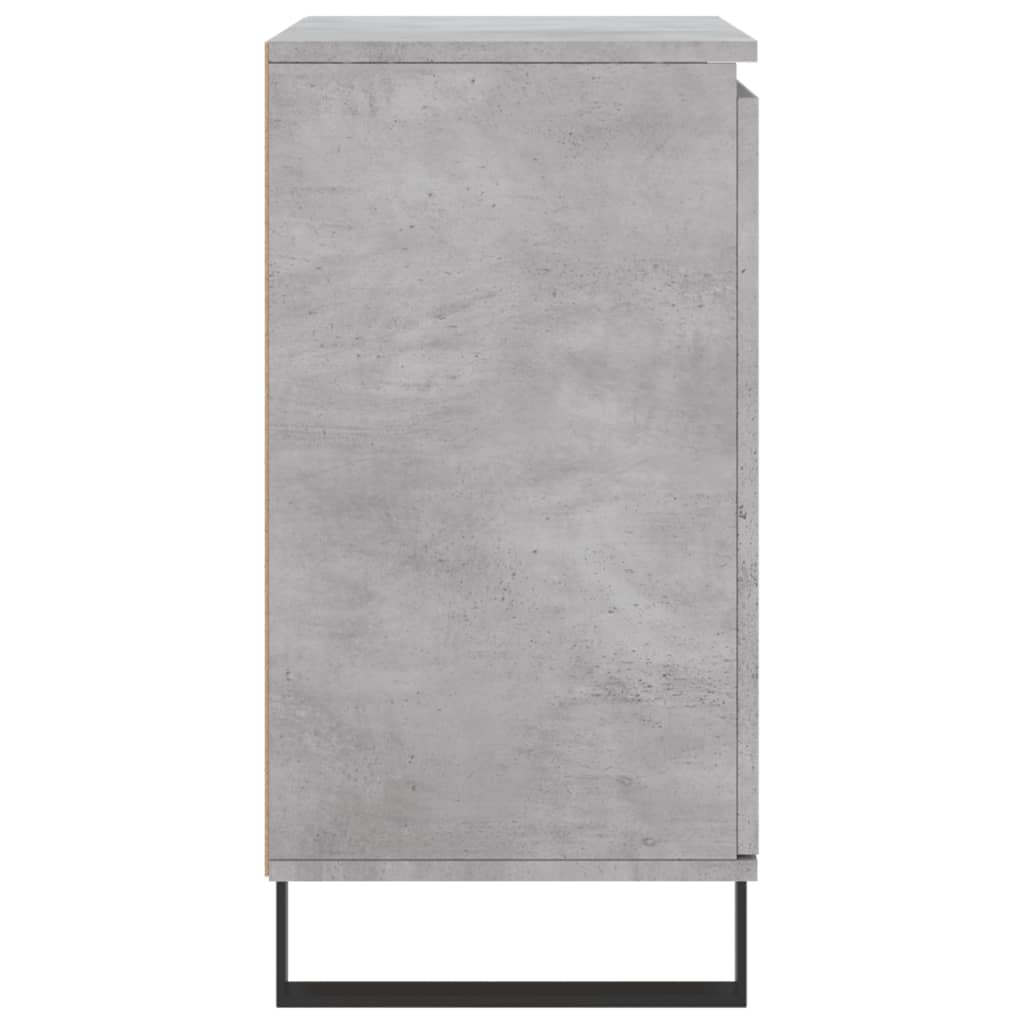 vidaXL Buffet Gris béton 60x35x70 cm Bois d'ingénierie