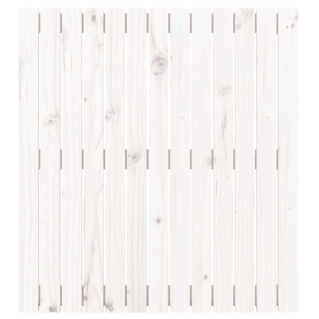 vidaXL Tête de lit murale Blanc 82,5x3x90 cm Bois massif de pin