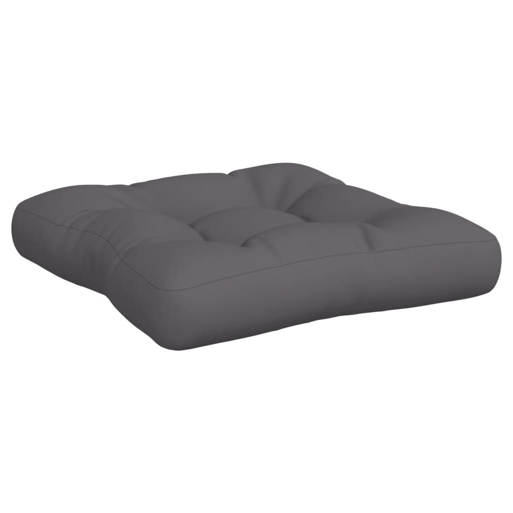 vidaXL Coussins de palette lot de 3 anthracite tissu