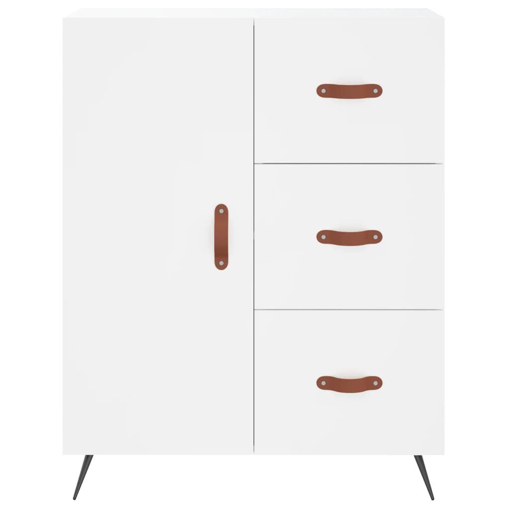 vidaXL Buffet blanc 69,5x34x90 cm bois d'ingénierie