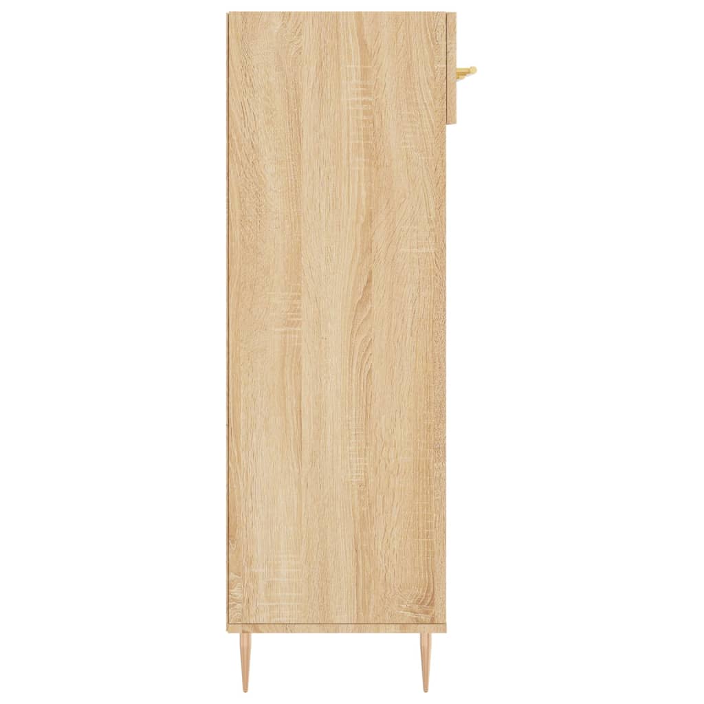 vidaXL Armoire à chaussures chêne sonoma 60x35x105cm bois d'ingénierie