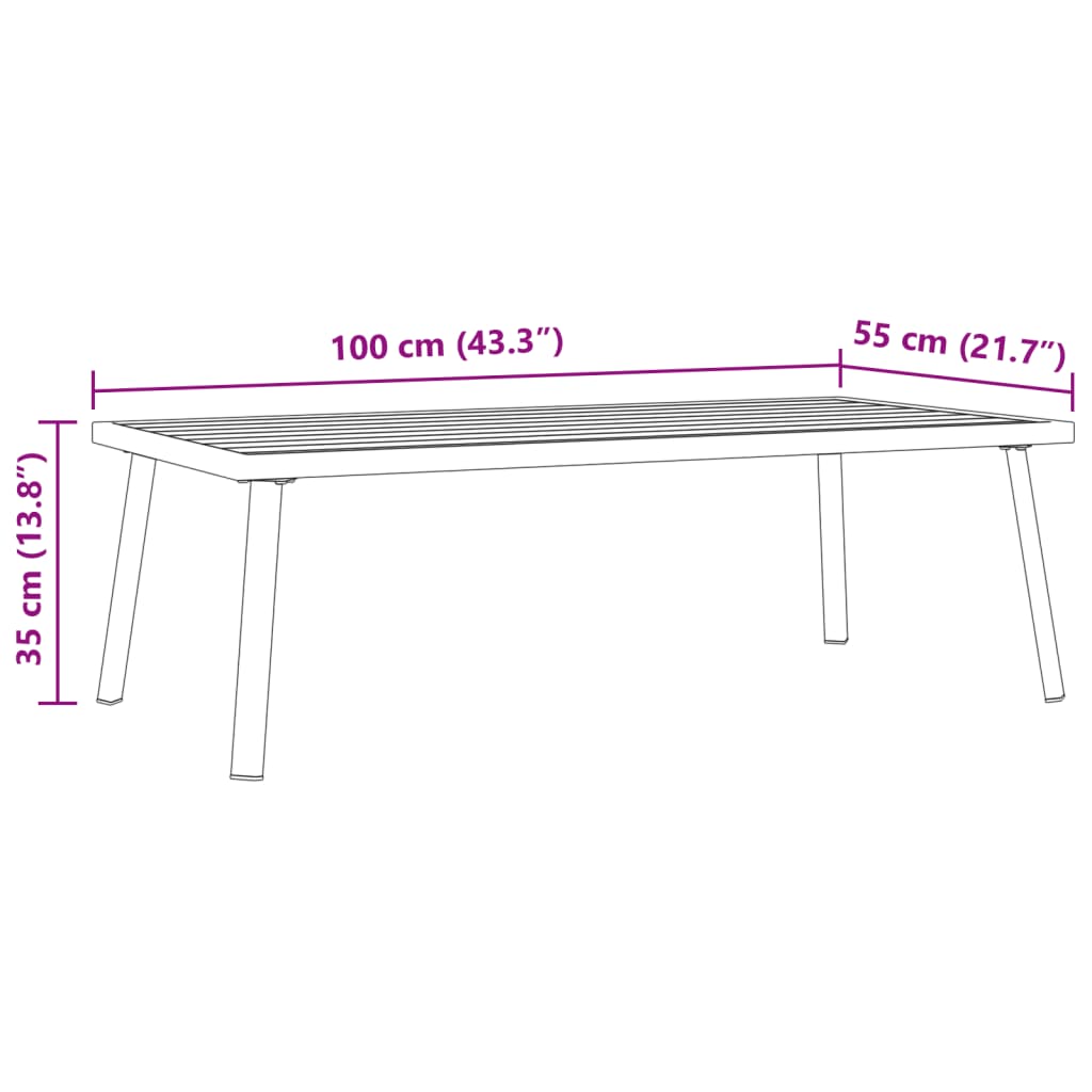 vidaXL Ensemble de canapés de jardin et coussins noir acier textilène