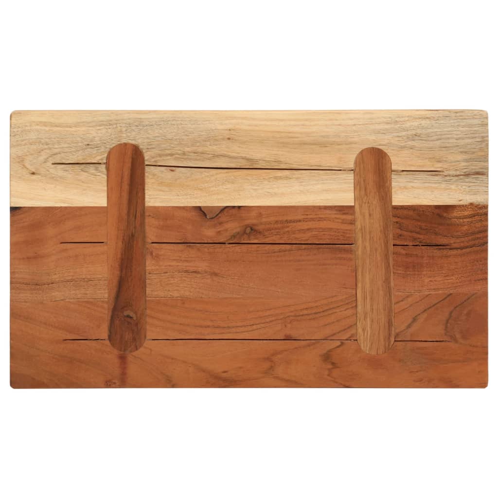 vidaXL Dessus de table 40x20x2,5 cm rectangulaire bois massif d'acacia