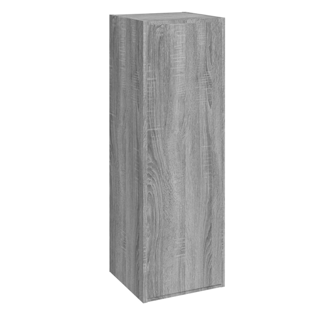 vidaXL Meubles TV Sonoma gris 30,5x30x90 cm Bois d'ingénierie