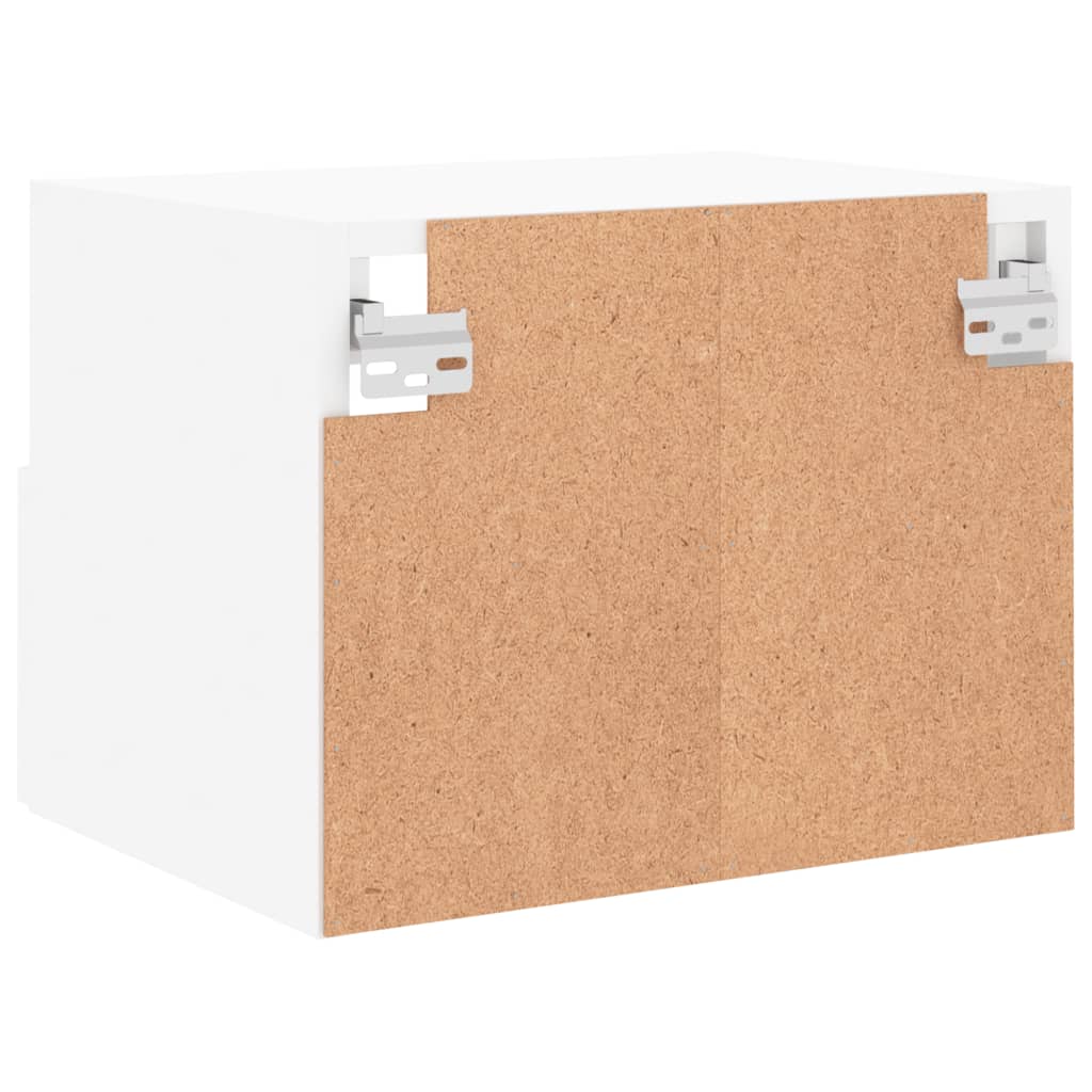 vidaXL Meubles TV muraux 2 pcs blanc 40x30x30 cm bois d'ingénierie