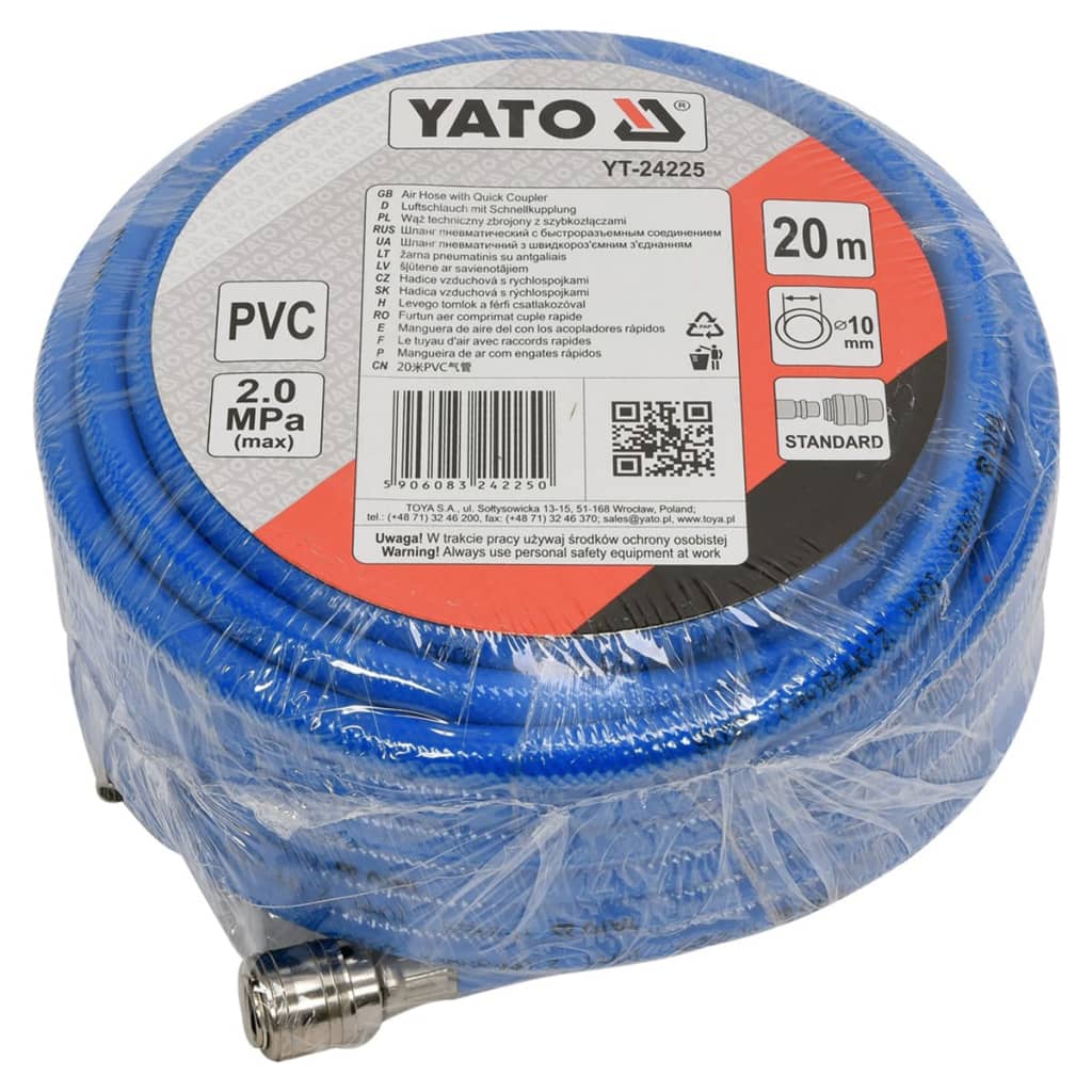 YATO Tuyau d'air 20 m PVC YT-24225