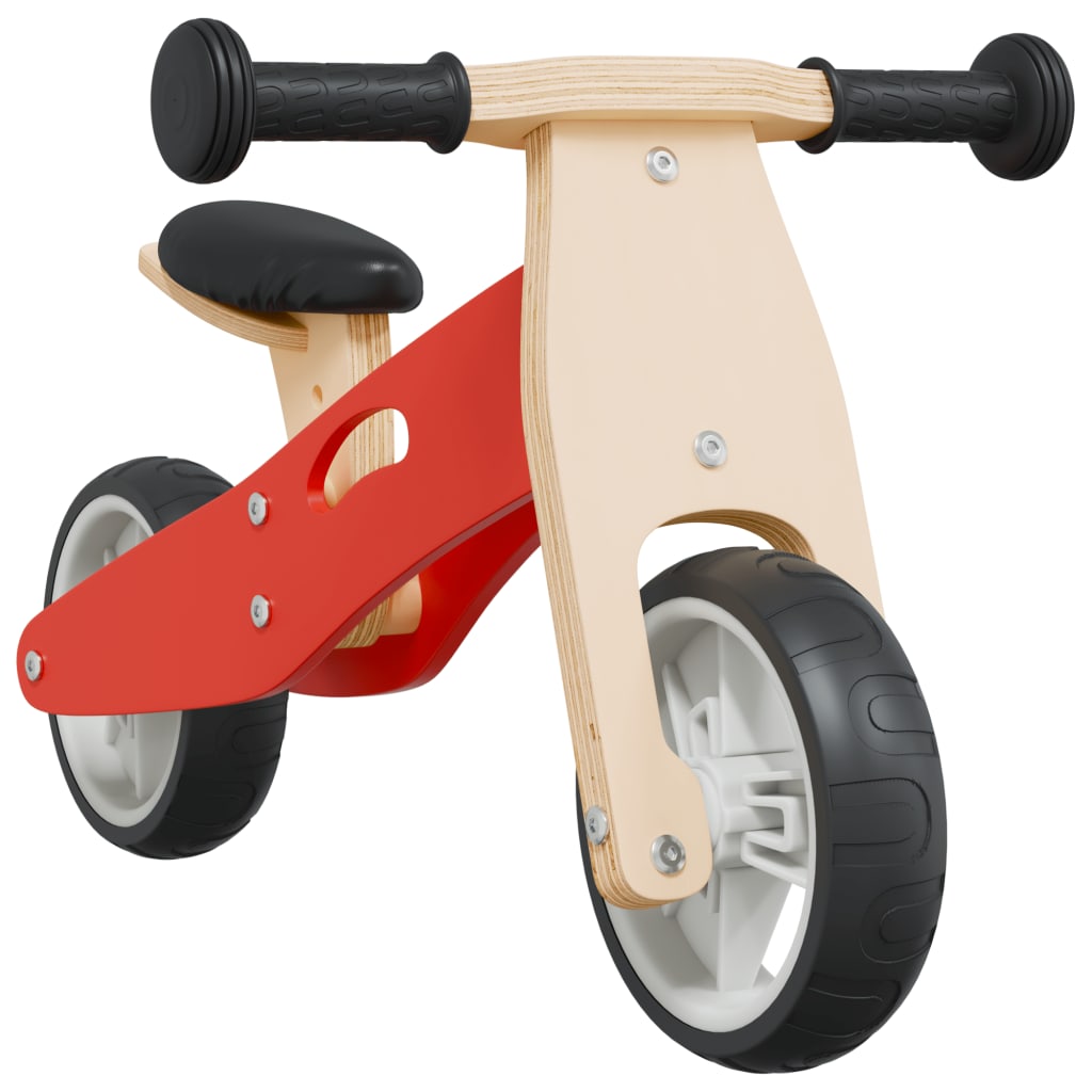 vidaXL Vélo d'équilibre pour enfants 2-in-1 rouge