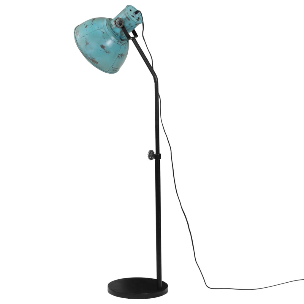 vidaXL Lampadaire 25 W bleu délavé 30x30x90-150 cm E27