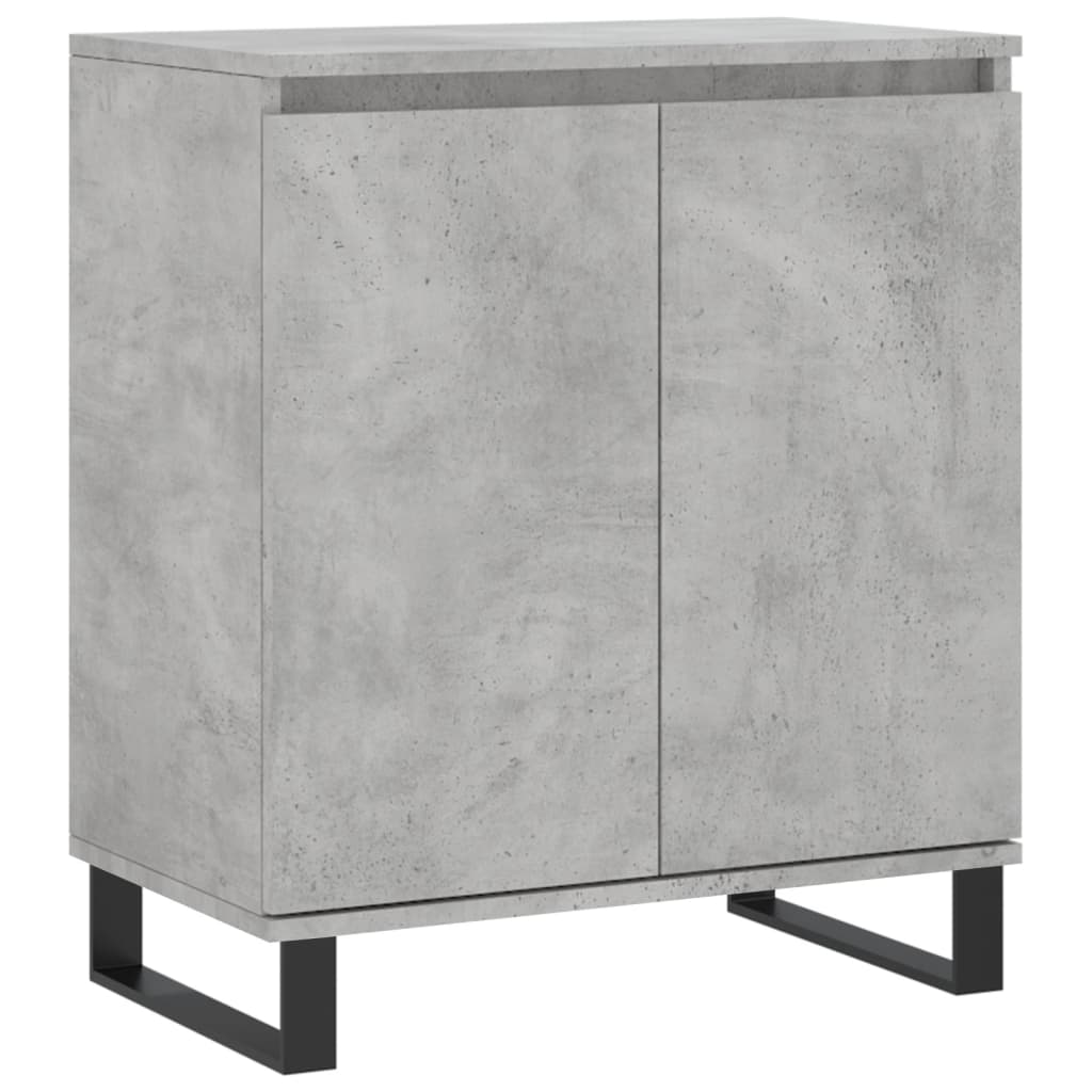 vidaXL Buffet Gris béton 60x35x70 cm Bois d'ingénierie