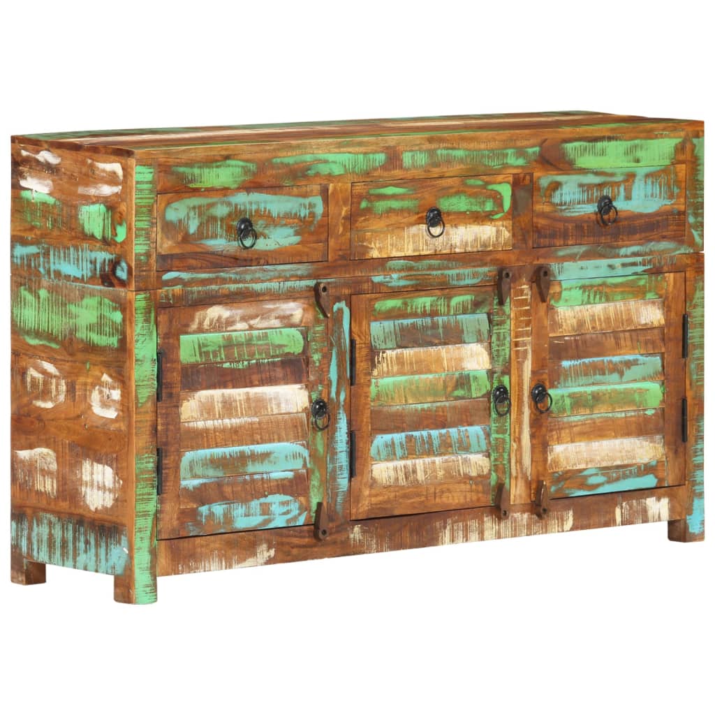 vidaXL Buffet 110x30x65 cm Bois massif de récupération