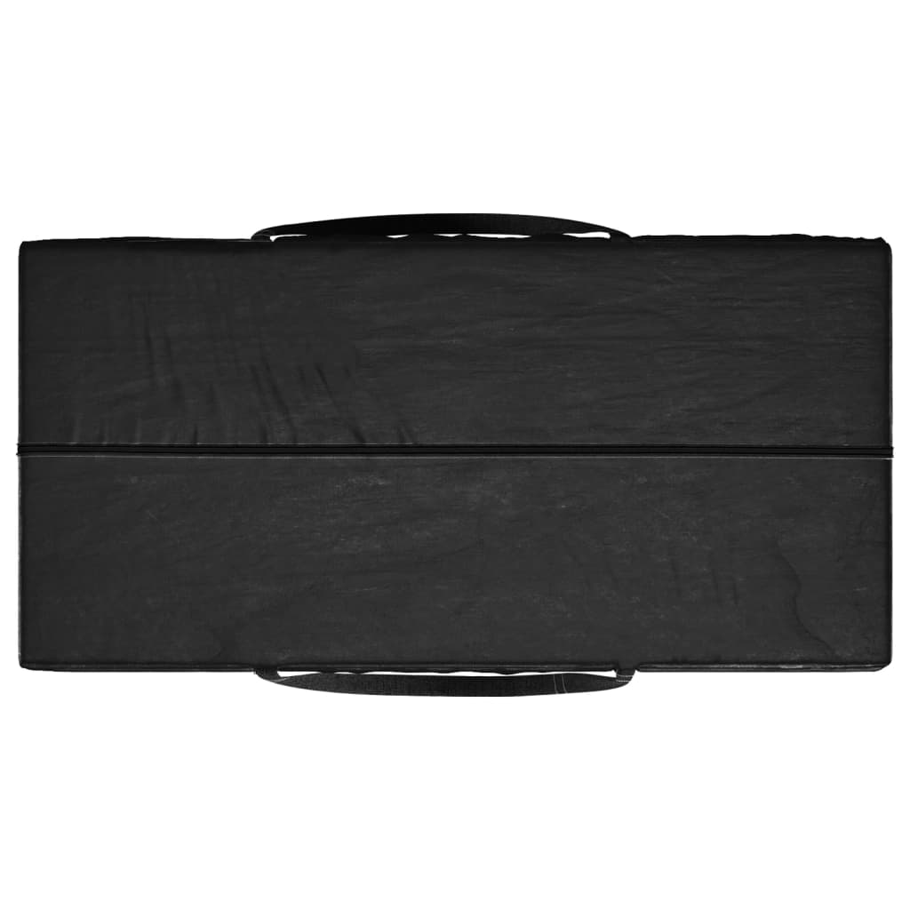 vidaXL Sac de rangement pour coussins de jardin noir 150x75x75 cm PE