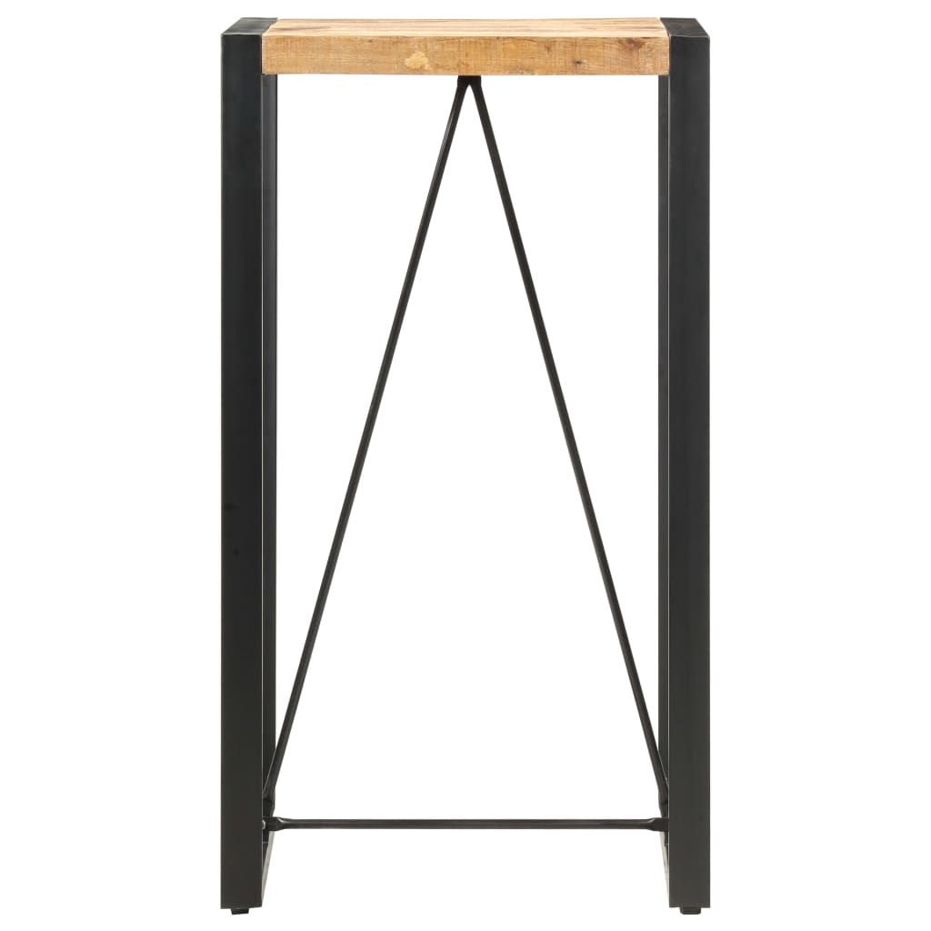 vidaXL Table de bar 60x60x110 cm Bois de manguier massif