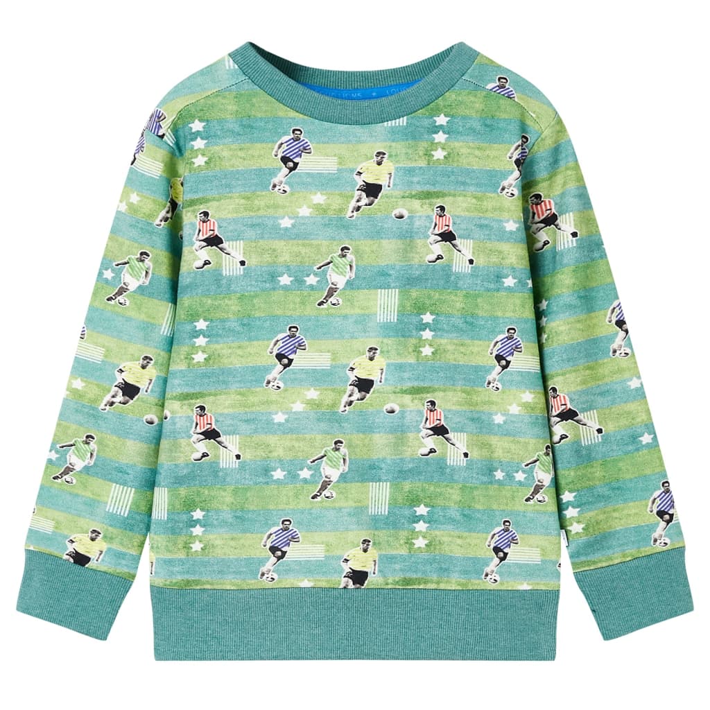 Sweatshirt pour enfants mélange vert clair 92
