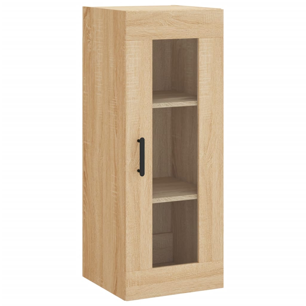 vidaXL Buffet haut Chêne sonoma 34,5x34x180 cm Bois d'ingénierie