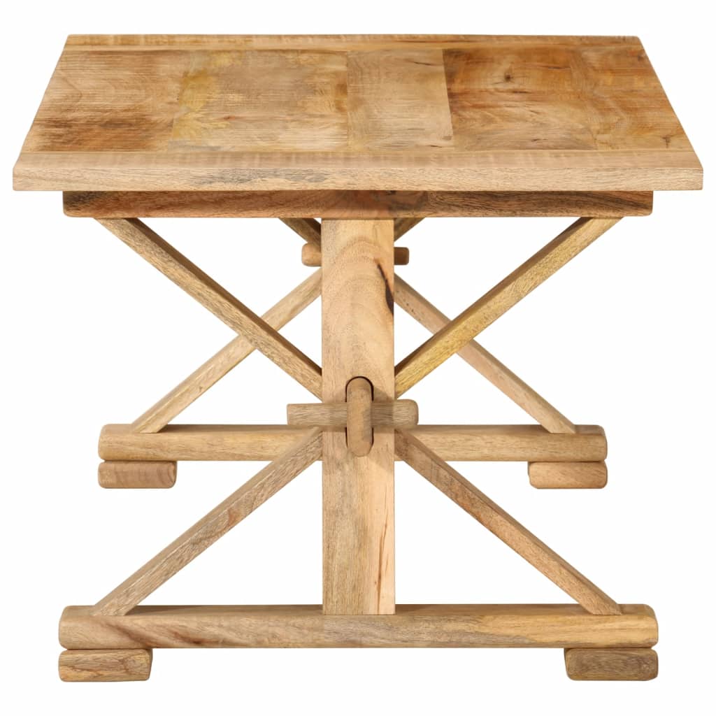 vidaXL Table basse 110x52x40 cm bois de manguier massif