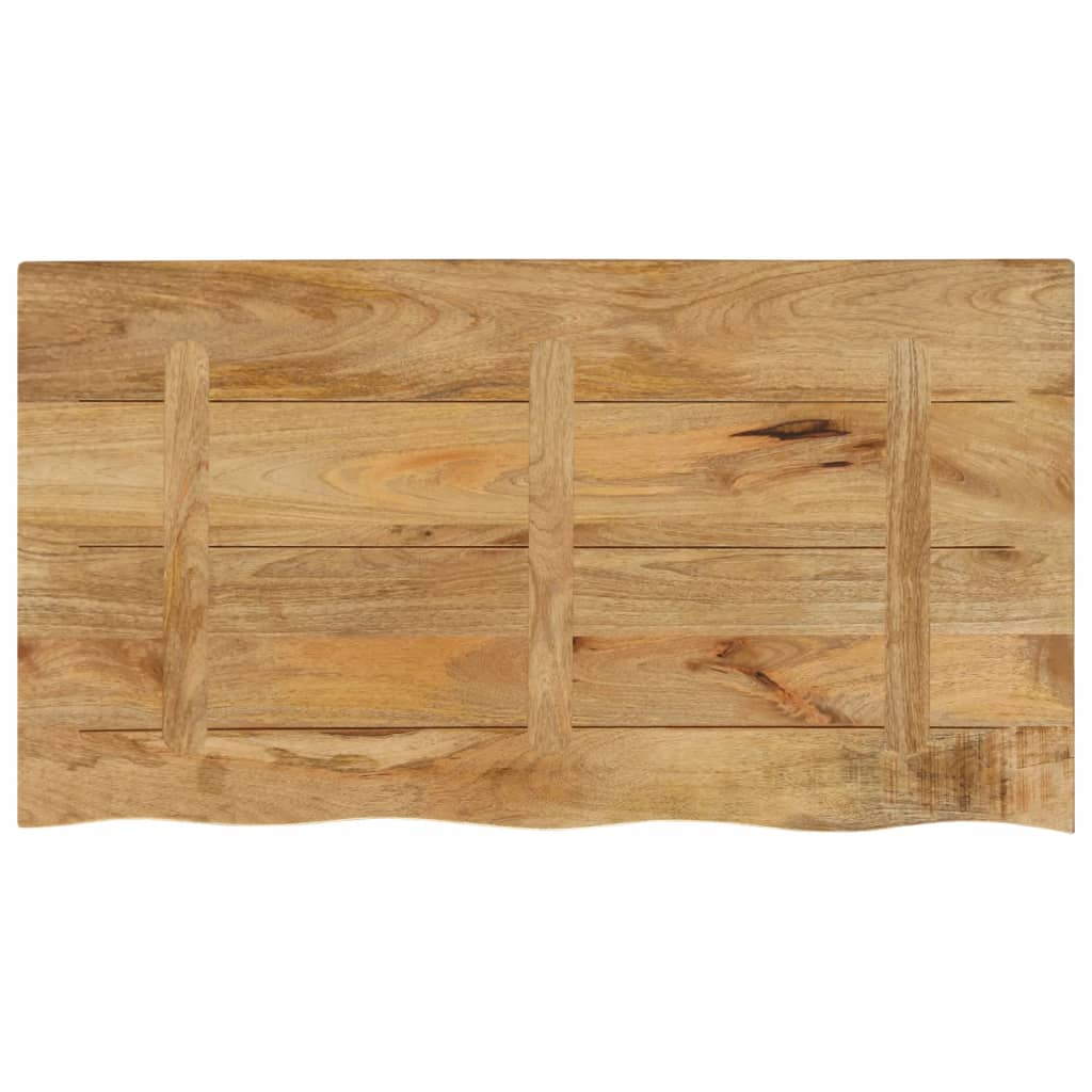 vidaXL Dessus de table 100x60x2,5cm bord vif bois massif manguier brut