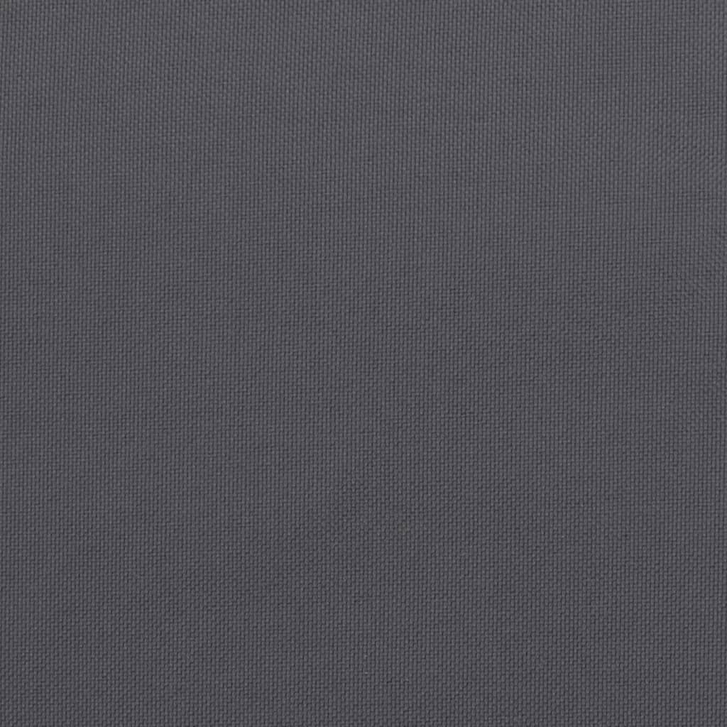 vidaXL Coussin de chaise de terrasse anthracite (75+105)x50x3 cm
