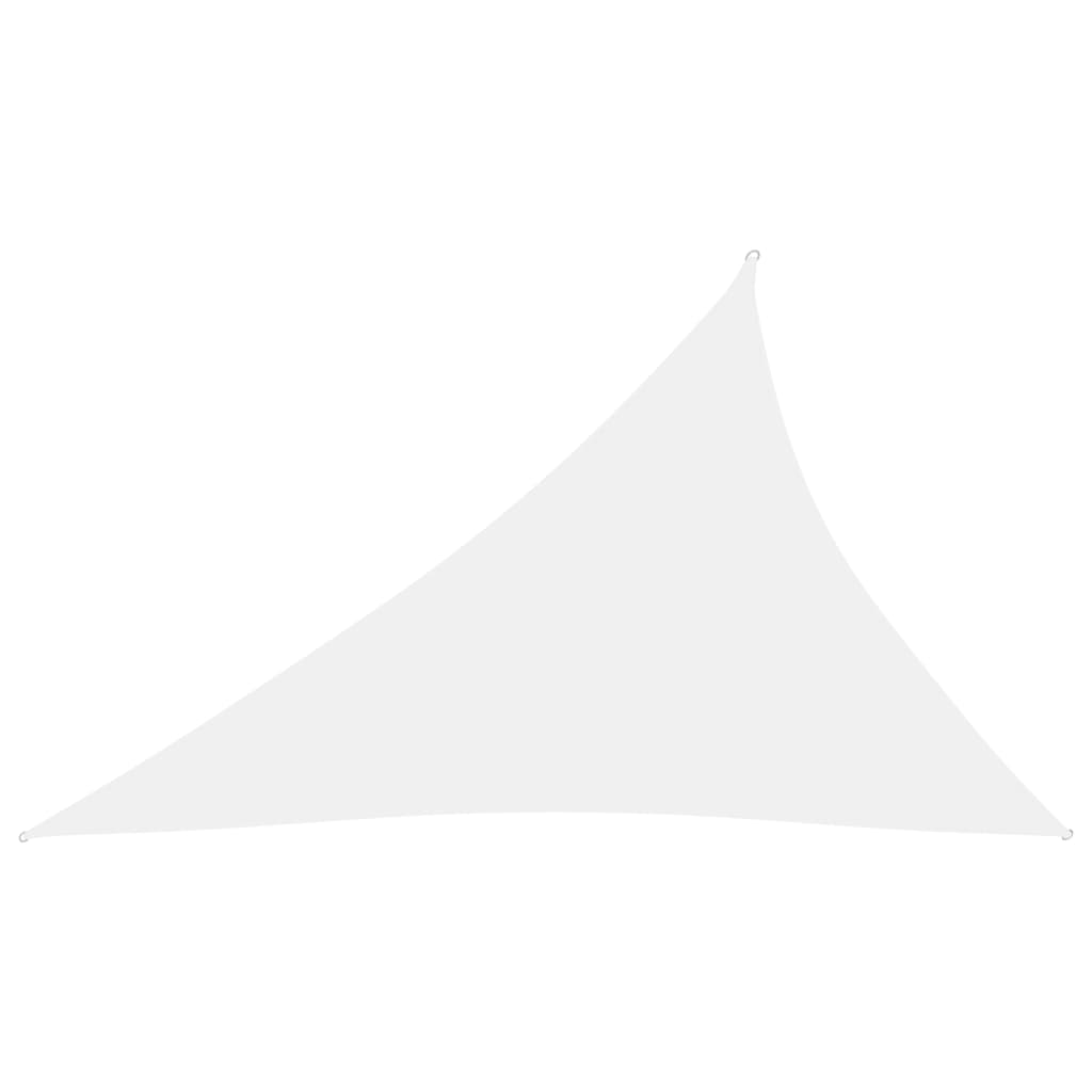 vidaXL Voile de parasol tissu oxford triangulaire 3x4x5 m blanc