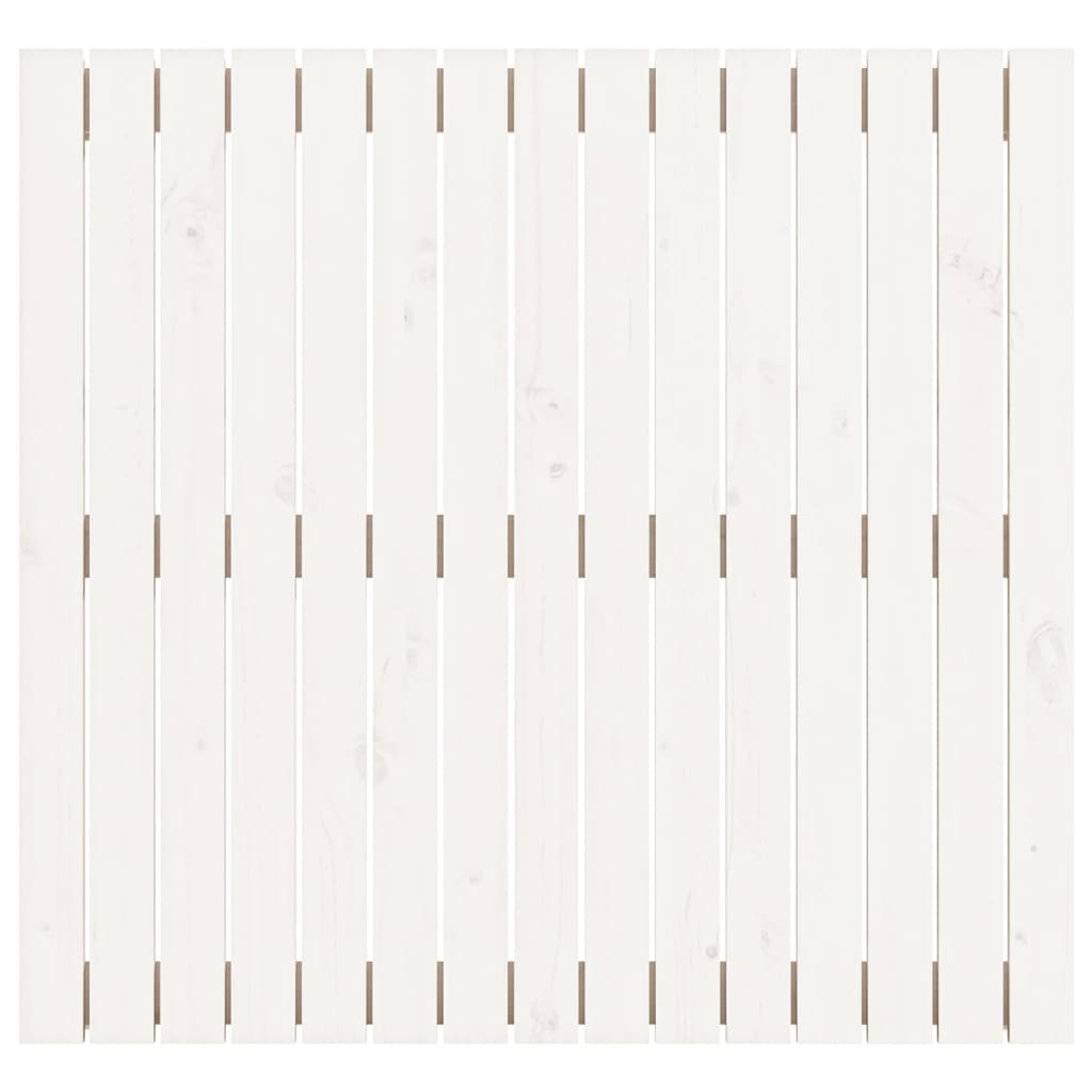 vidaXL Tête de lit murale Blanc 95,5x3x90 cm Bois massif de pin