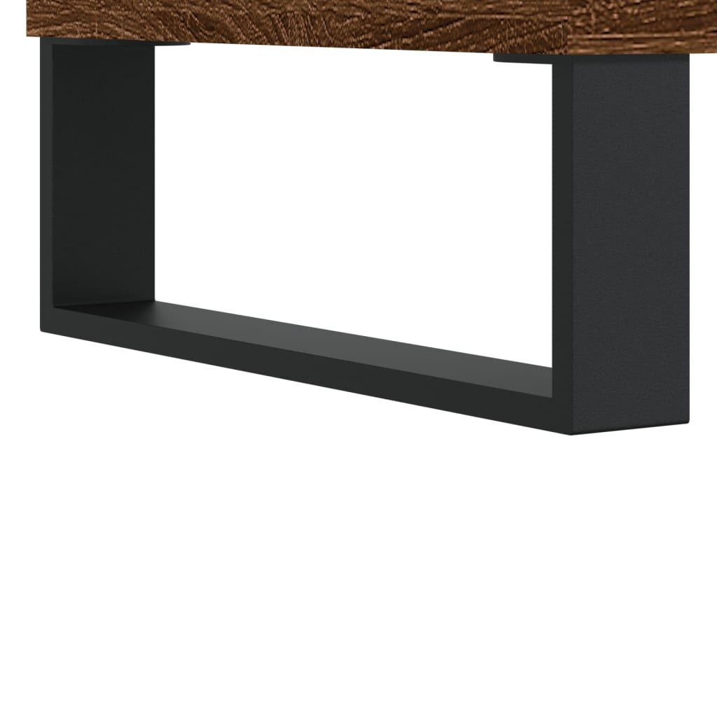 vidaXL Buffet Chêne marron 60x35x70 cm Bois d'ingénierie