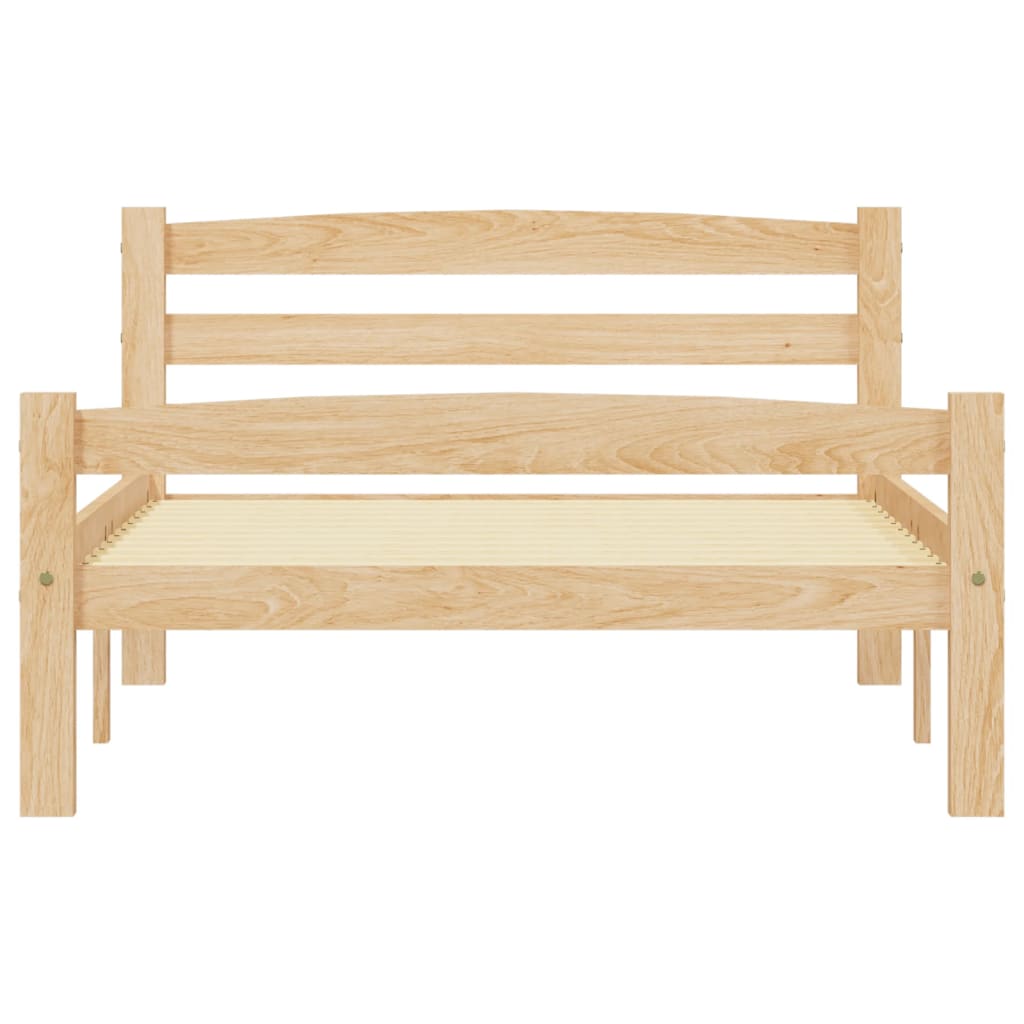 vidaXL Cadre de lit sans matelas bois de pin massif 90x200 cm